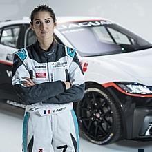 Célia Martin fährt für das Team Germany in der e-Trophy von Jaguar.  Foto: Auto-Medienportal.Net/Jaguar